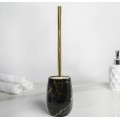 WC šepetys Marble black-gold