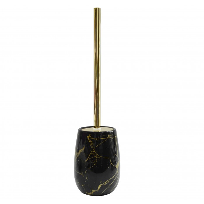 WC šepetys Marble black-gold